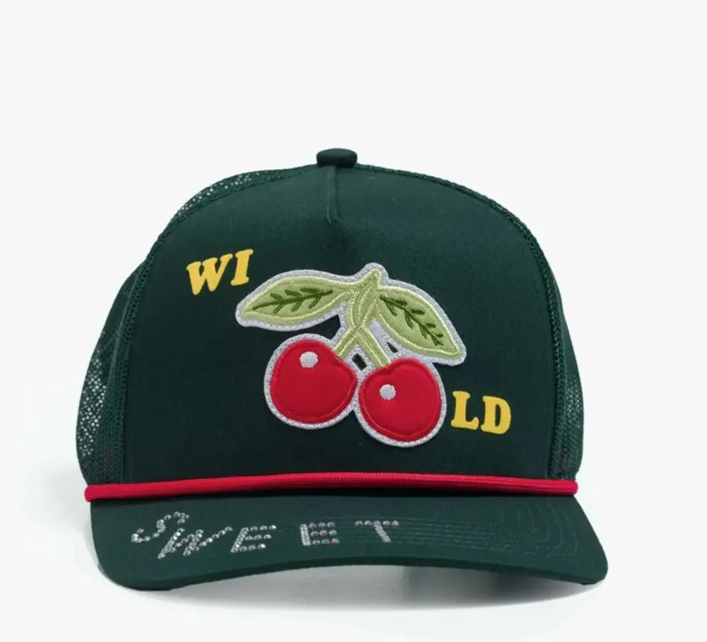 Mother Denim The 10-4 Wild Cherries Trucker Hat - NWT